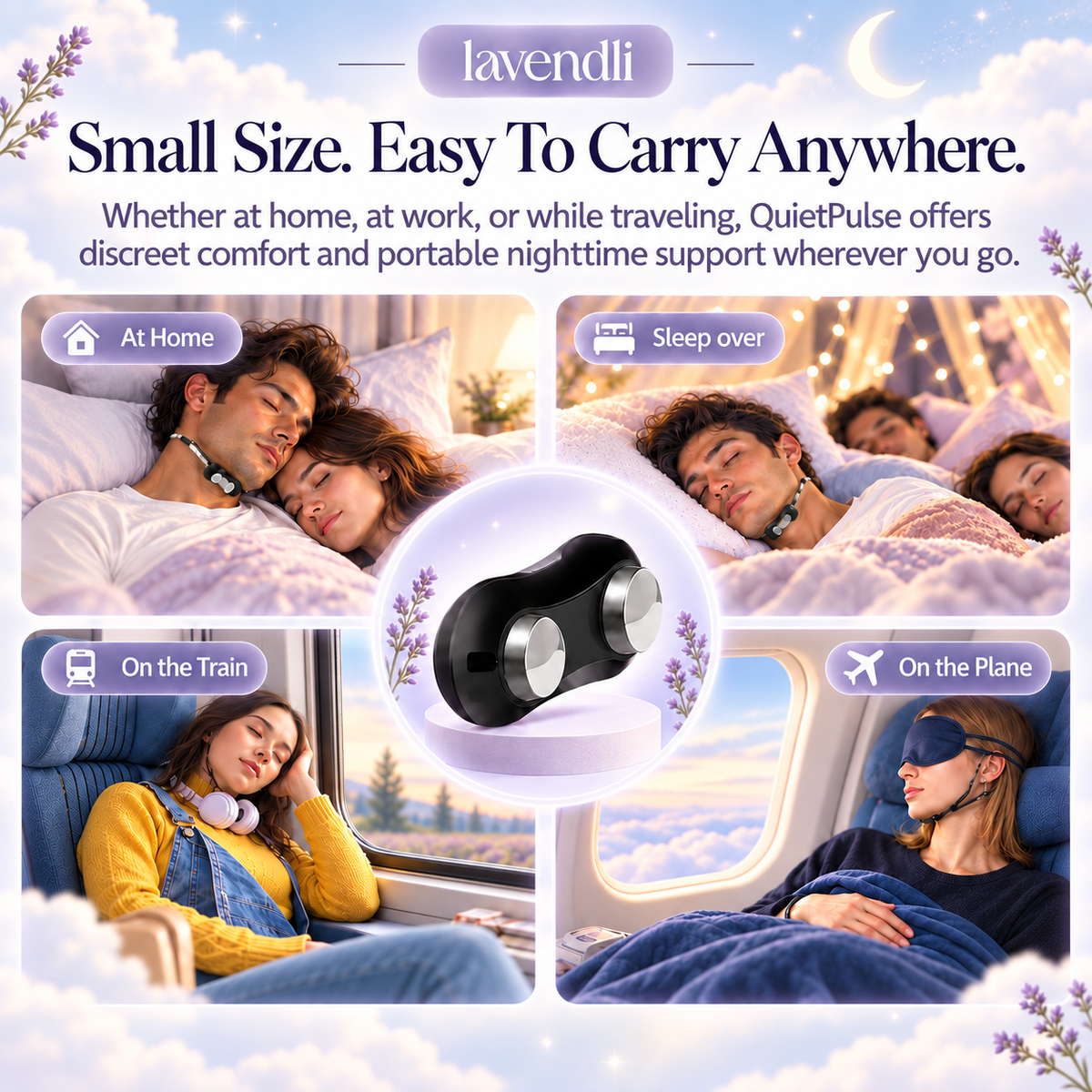 Lavendli QuietPulse™ – Anti-Snoring Sleep Device