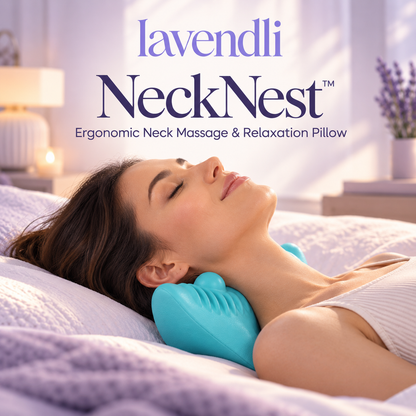 Lavendli NeckNest ergonomic neck stretching pillow