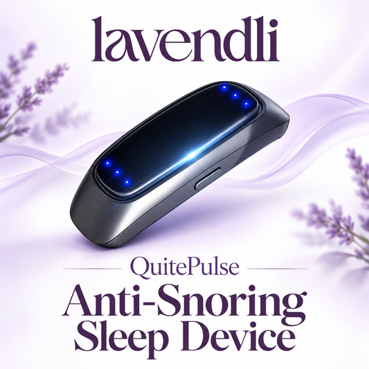 Lavendli QuietPulse compact anti-snoring sleep device
