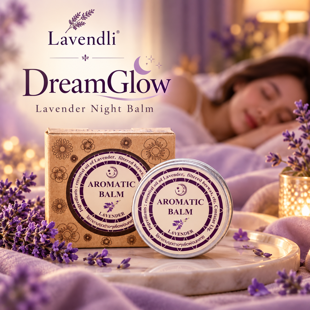 Lavendli DreamGlow™ — Lavender Night Balm