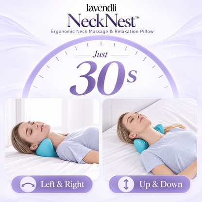 Lavendli NeckNest™ - Ergonomic Neck Massage & Relaxation Pillow