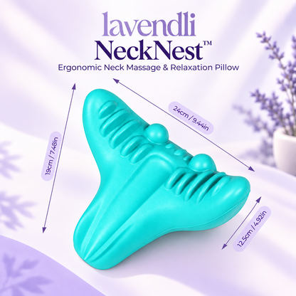 Lavendli NeckNest™ - Ergonomic Neck Massage & Relaxation Pillow