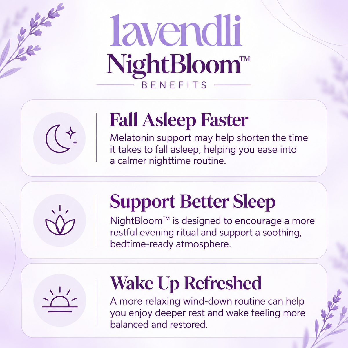 Lavendli NightBloom™ - Lavender Nighttime Aromatherapy Oil