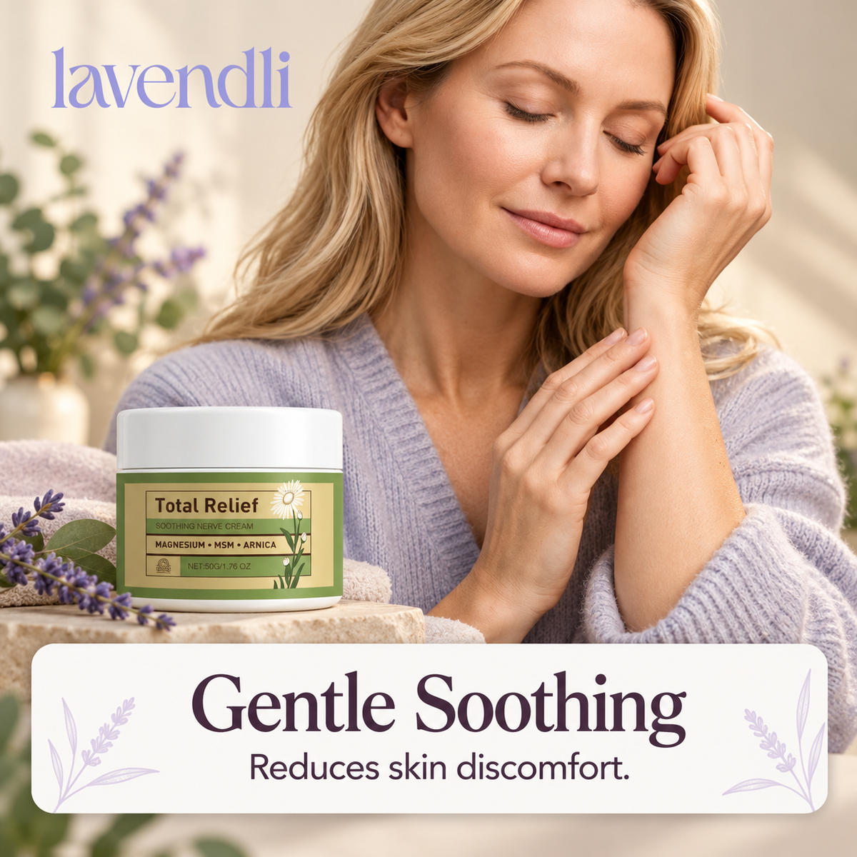 Lavendli CalmMag™ – Magnesium Soothing Total Relief Body Cream