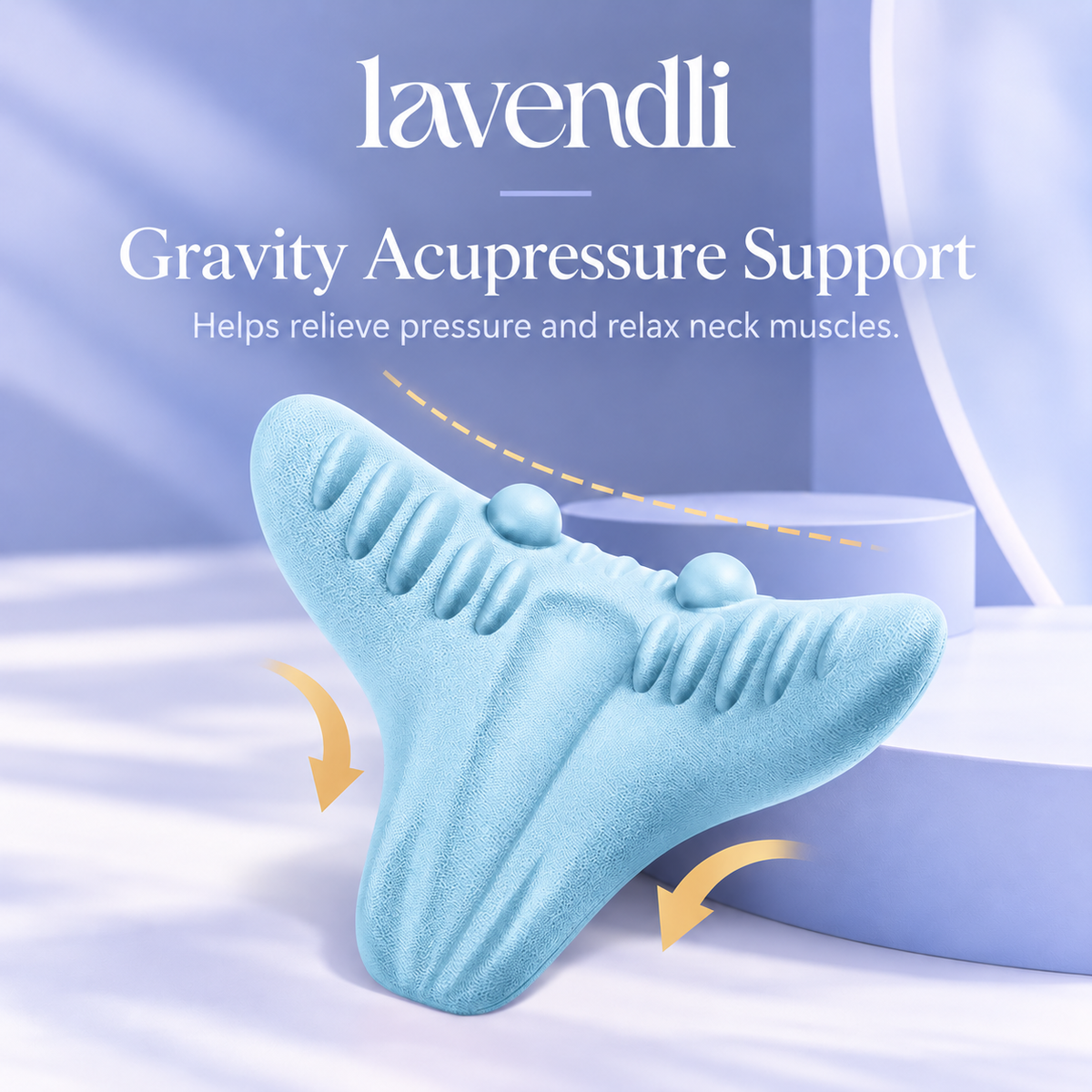 Lavendli NeckNest™ - Ergonomic Neck Massage & Relaxation Pillow