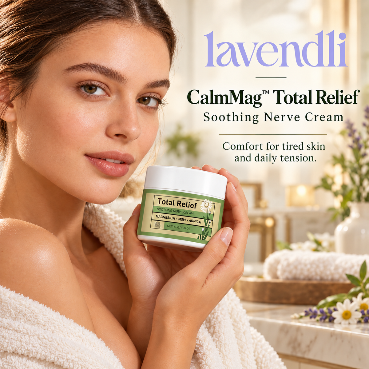 Lavendli CalmMag™ – Magnesium Soothing Total Relief Body Cream